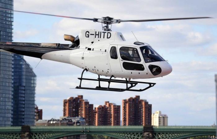 Cuando Tom Cruise da un paseo con su helicóptero por los cielos de Londres