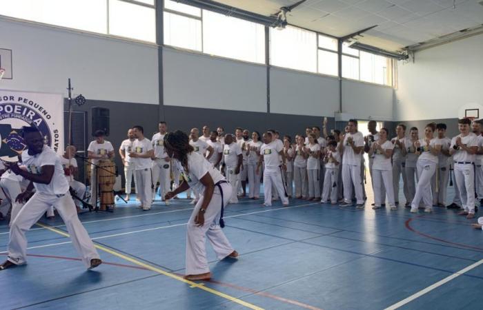 La fiebre de la capoeira enciende el gimnasio Verger