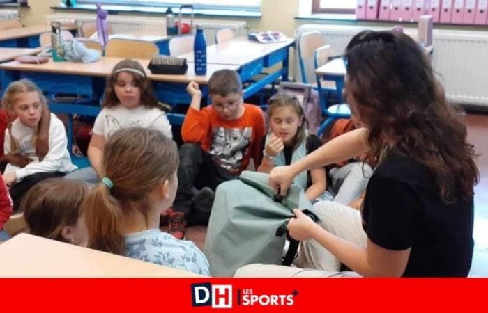 Una excandidata de “Koh-Lanta: Immunity Hunters” abre su bolsa de aventuras a los alumnos de primaria en Bélgica