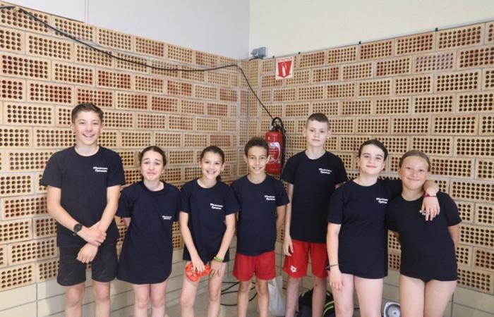 NATACIÓN: Más de 100 jóvenes nadadores en el encuentro Montchanin Natation