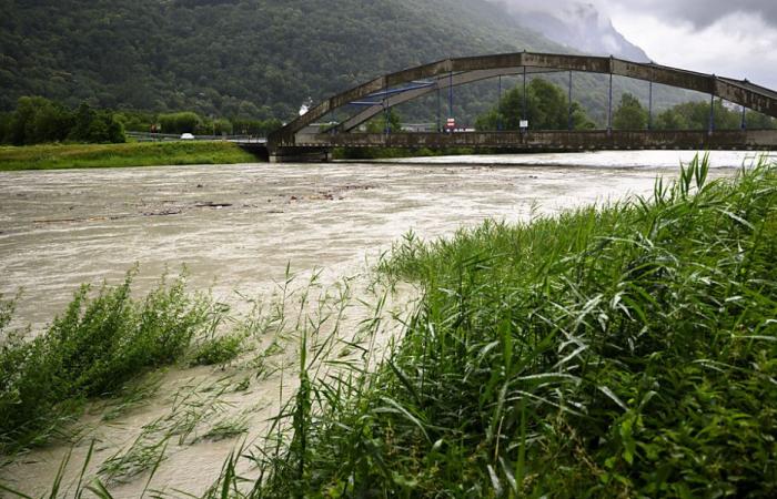 Inundaciones y evacuaciones en Valais tras las fuertes lluvias