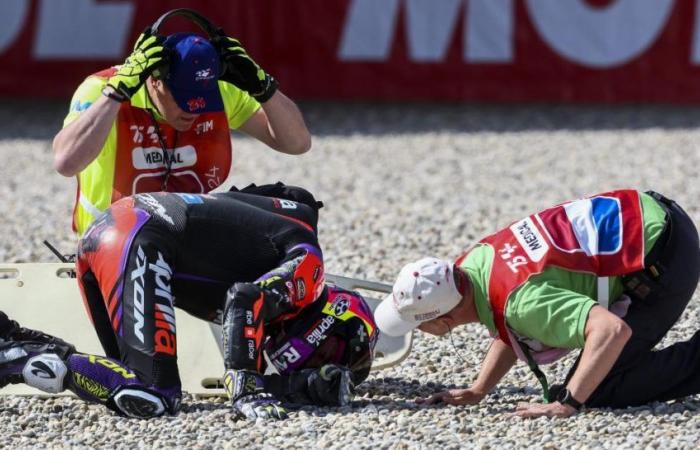 Dos pilotos se retiran del GP de Holanda de MotoGP, un duro golpe para un equipo