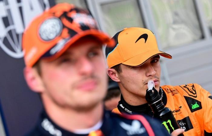 F1: Lando Norris ataca a Max Verstappen, que se defiende