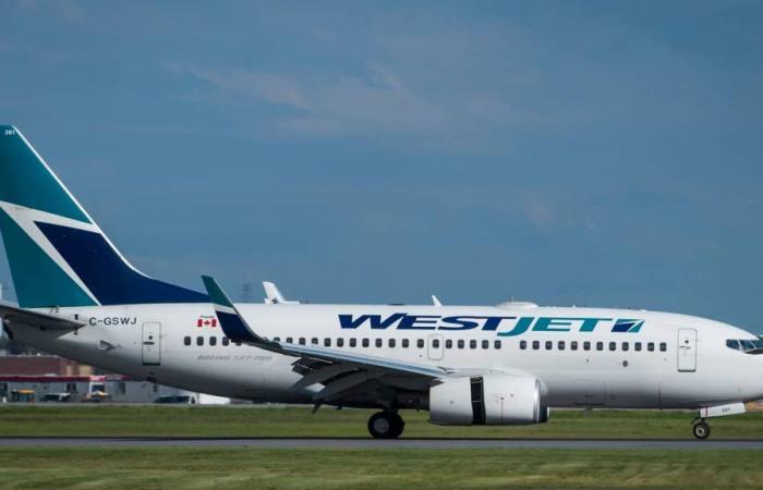 WestJet cancela el 77% de sus vuelos