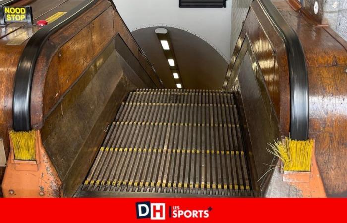 Explorando las históricas escaleras mecánicas de madera del túnel Sainte-Anne en Amberes