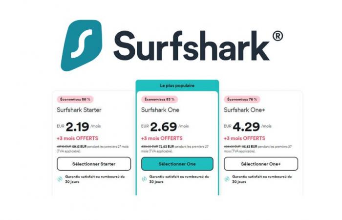 VPN barata: hasta 86% de descuento y 3 meses gratis con la oferta de 2 años de Surfshark