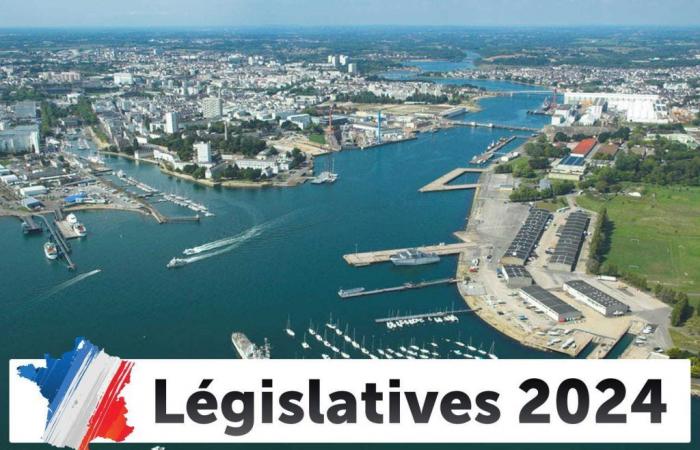 Resultado de las elecciones legislativas de 2024 en Lorient (56100) – 1.ª vuelta [PUBLIE]