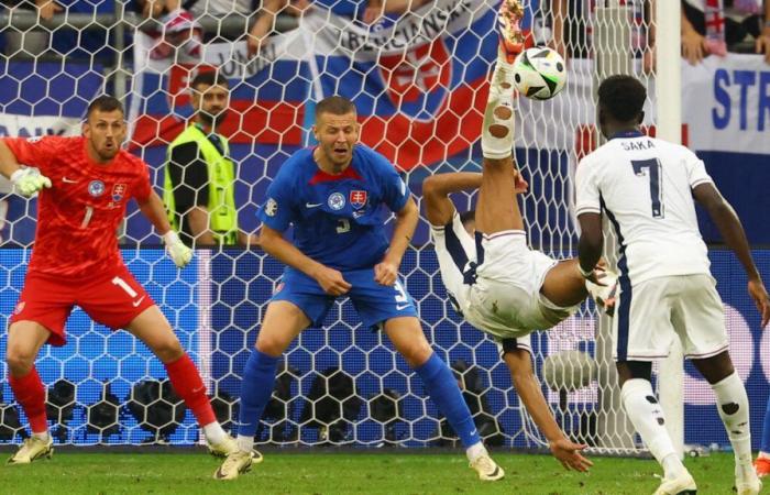 Inglaterra – Eslovaquia (2-1): el resumen de la victoria inglesa en un encuentro lejos de estar controlado