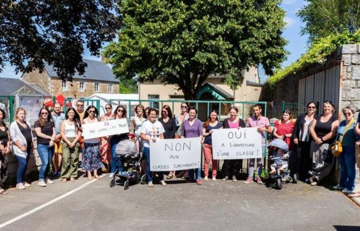 En Saint-Quentin-sur-le-Homme, los padres se manifiestan para la apertura de una clase