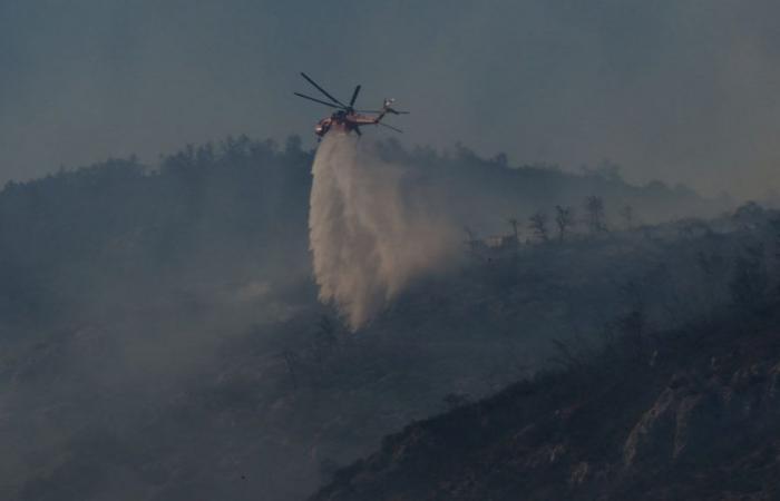 “Condiciones difíciles y peligrosas”: en Grecia, un incendio forestal cerca de Atenas y riesgos de incendio muy elevados en seis regiones