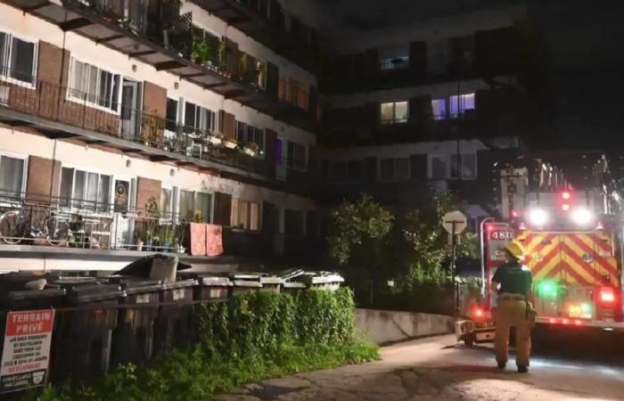 Un edificio residencial fue objeto de un incendio provocado en Montreal