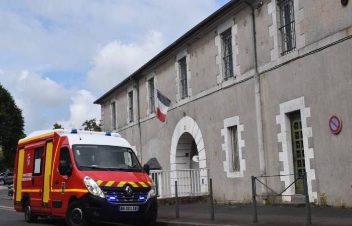 Incendio en una celda del centro de detención de Coutances; un recluso es trasladado al hospital