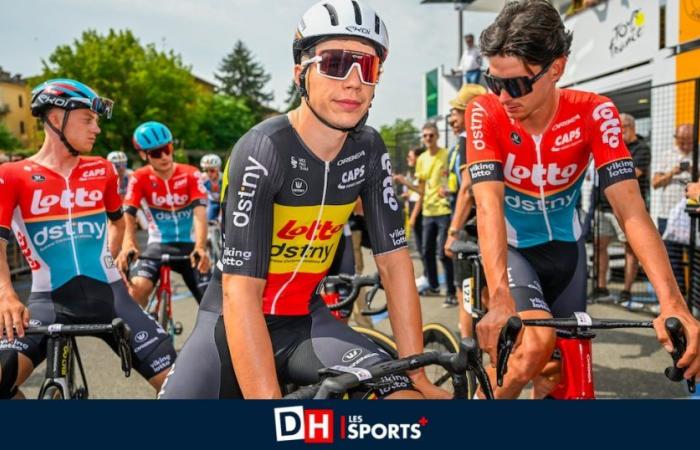 Arnaud De Lie tercero tras su primer sprint en el Tour de Francia: “Aún me quedaba algo bajo el pedal”