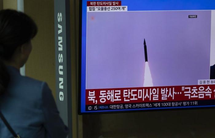 Corea del Norte dispara dos misiles balísticos al Mar de Japón