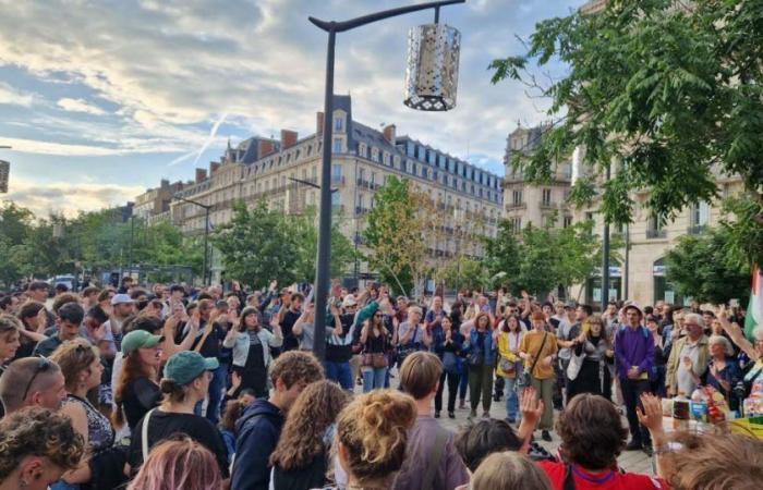 Elecciones legislativas de 2024. En Dijon, entre 120 y 150 personas contra el fascismo, atónitas por los resultados