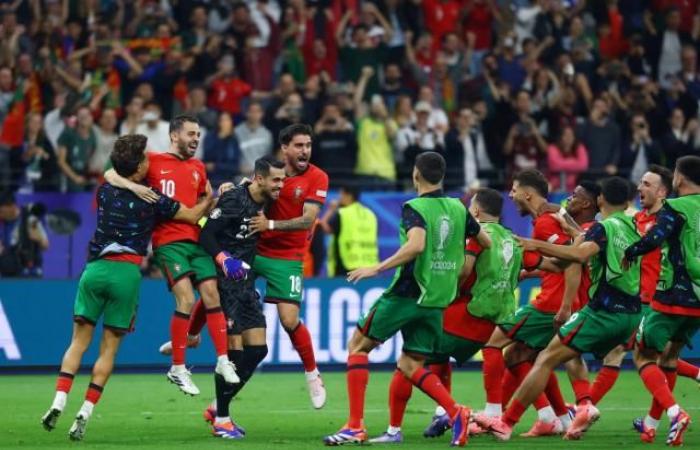 Portugal supera a Eslovenia en los penaltis y se enfrentará a los azules en cuartos de final de la Eurocopa