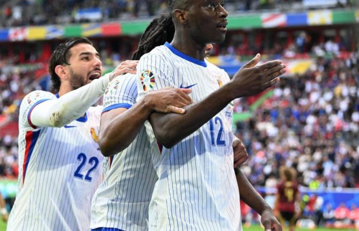 Francia-Bélgica (1-0): el vídeo del feliz primer gol de Randal Kolo Muani gracias a Vertonghen