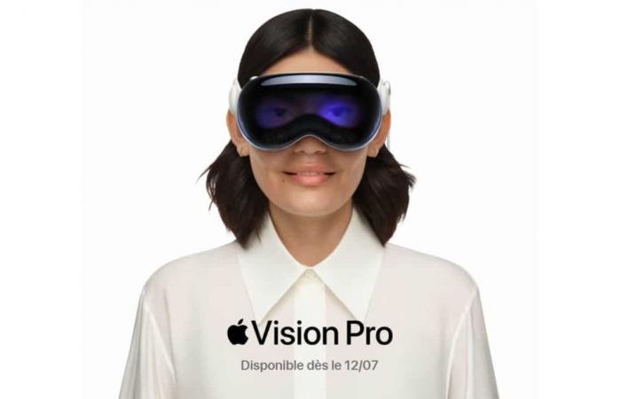 Apple Vision Pro: un casco de realidad mixta disponible en Francia