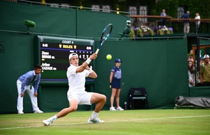 Arthur Cazaux, clasificado para 2ª ronda de Wimbledon: “Nunca había jugado tanto tiempo”