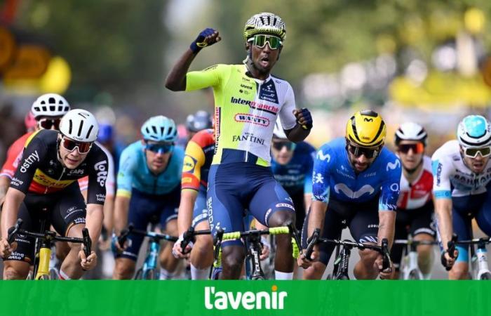 Girmay ofrece a Wanty la primera victoria de su historia en el Tour de Francia, De Lie finaliza 3º y Carapaz le roba el maillot amarillo a Pogacar (VIDEOS)