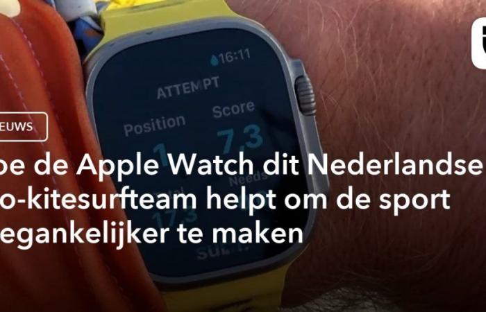 El Apple Watch juega un papel protagonista en este equipo holandés de pro-kitesurf