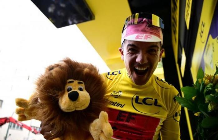 Richard Carapaz, nuevo maillot amarillo del Tour de Francia: “Una recompensa a todos estos esfuerzos y sacrificios”