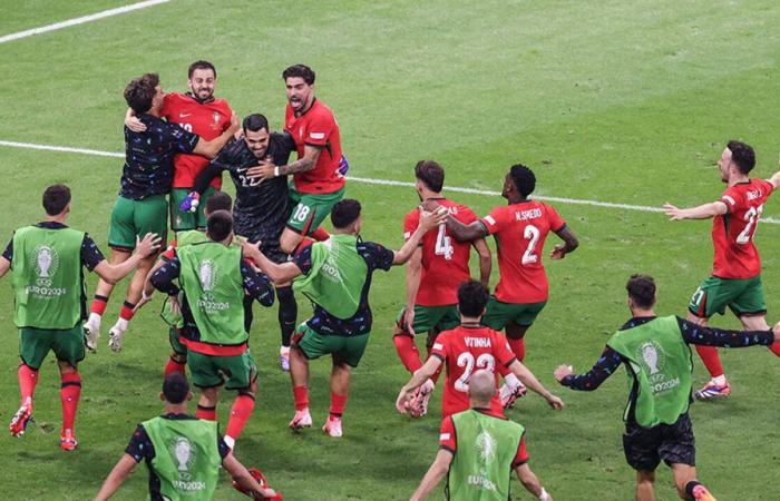 Portugal se clasifica para cuartos de final tras una serie de penaltis ante Eslovenia
