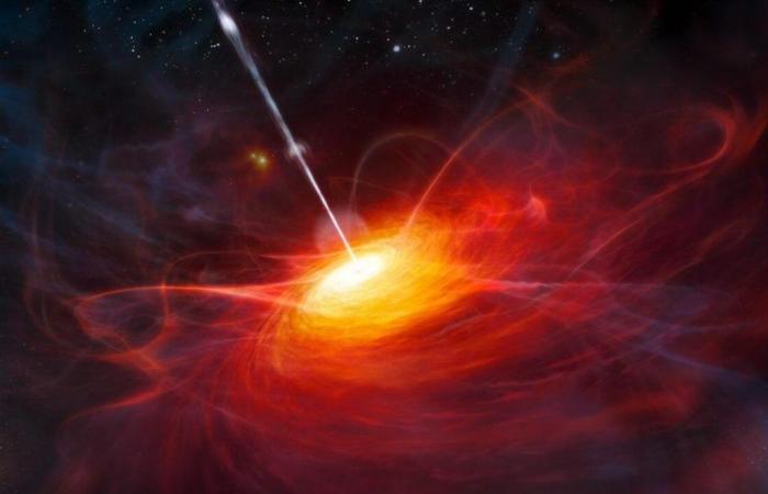 Un gigantesco agujero negro desafía las primeras teorías del Universo