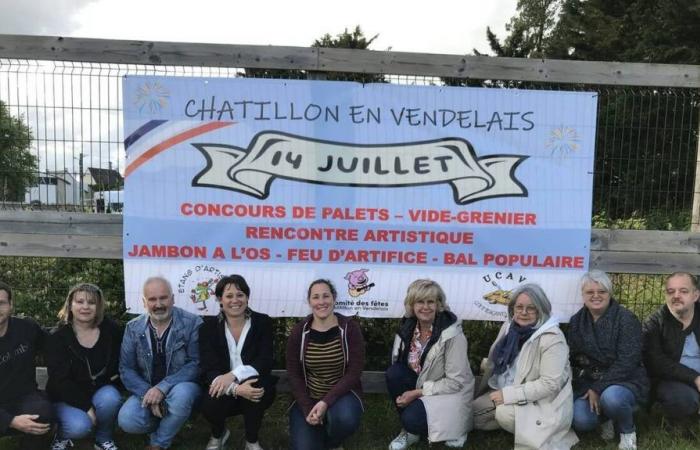 Las fiestas del 14 de julio en Châtillon-en-Vendelais reúnen a asociaciones