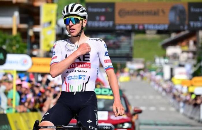 Tadej Pogacar recupera el maillot amarillo al ganar en solitario la primera etapa de montaña del Tour de Francia