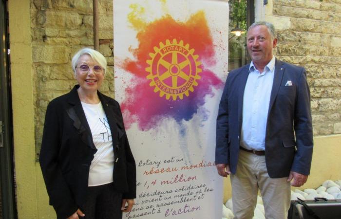 Josette Vignat, nueva presidenta del Rotary Club de Villefranche