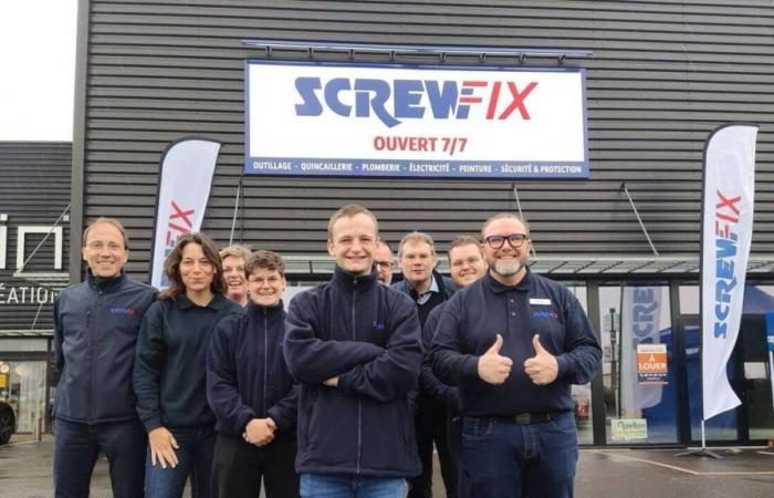 La marca europea Screwfix, especializada en equipamiento para la construcción, se instala en Saint-Brieuc