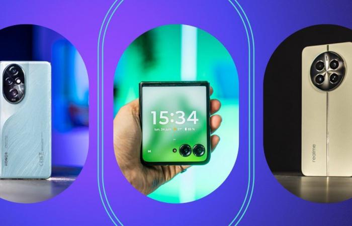 Los 3 mejores smartphones probados y recomendados por Frandroid en julio de 2024