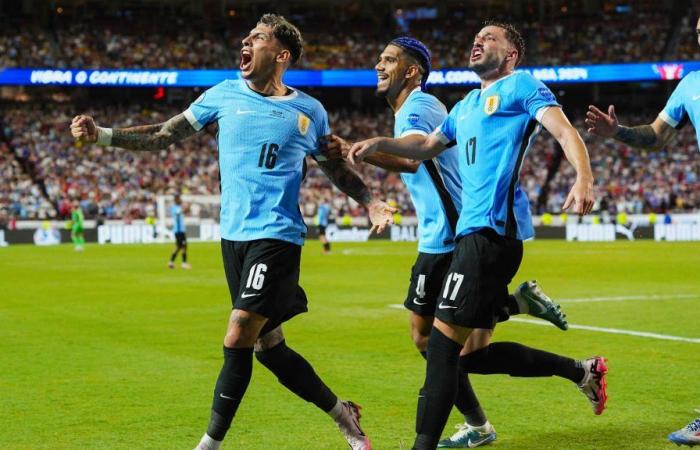Uruguay saca a Estados Unidos, el país anfitrión, y pasa a cuartos