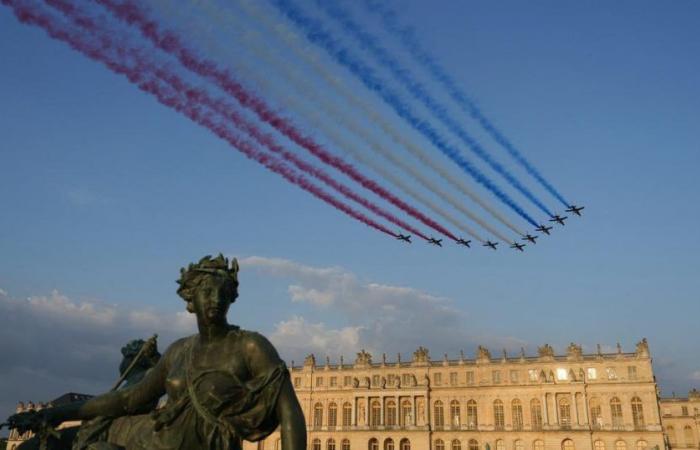 El épico 90º aniversario de la Fuerza Aérea en el Palacio de Versalles