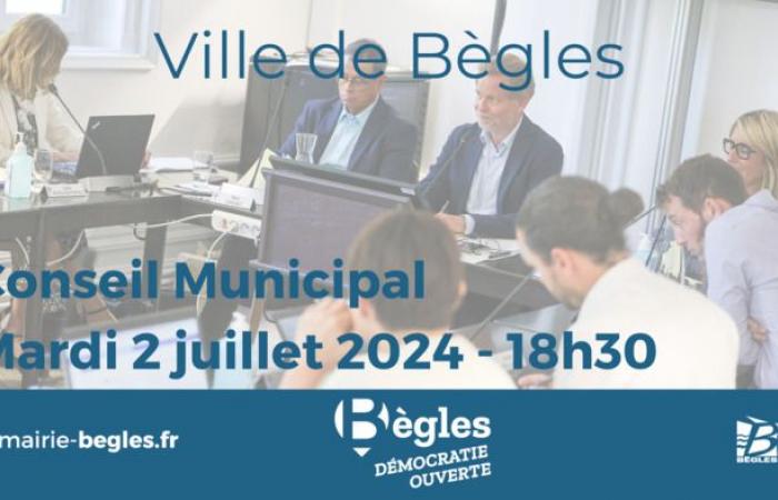 Ayuntamiento Ayuntamiento de Bègles – Sala del Ayuntamiento de Bègles Martes 2 de julio de 2024