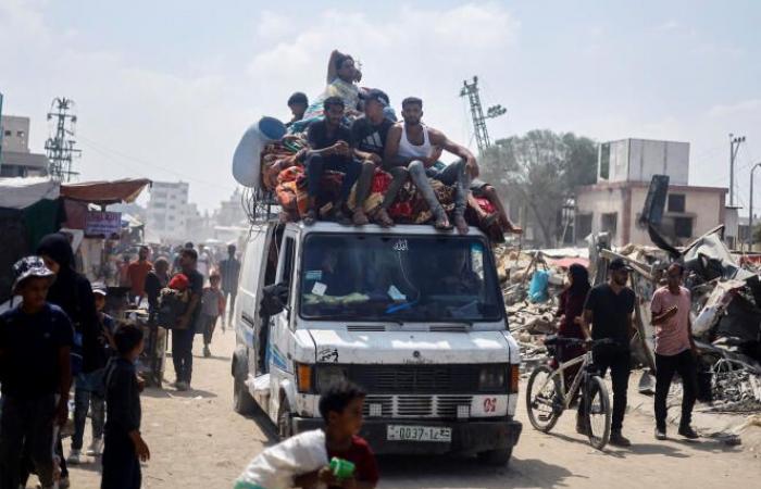 Las nuevas órdenes de evacuación en el sur de la Franja de Gaza afectan a 250.000 personas, según la ONU