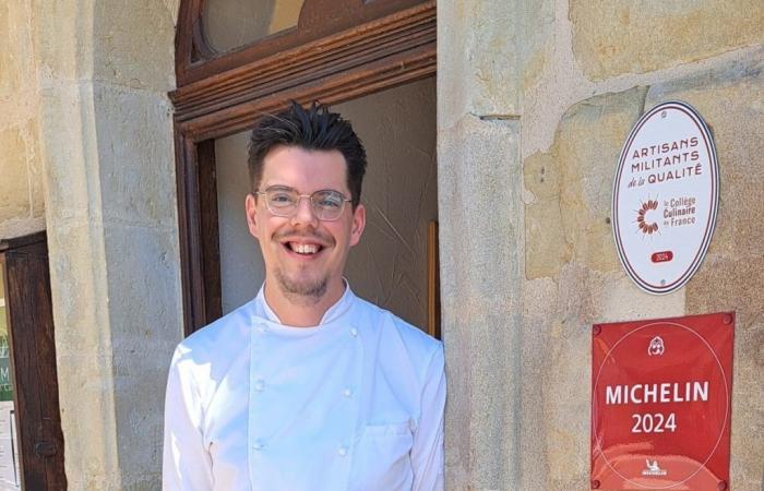 El chef Clément Papillaud de Lauzun destaca en la Guía Michelin