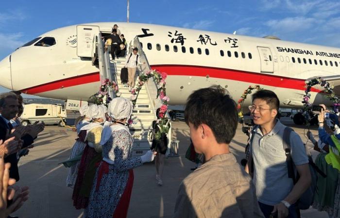Inaugurada la línea Shanghai-Marsella: el aeropuerto situado en Marignane recibió a cerca de 250 pasajeros procedentes de China