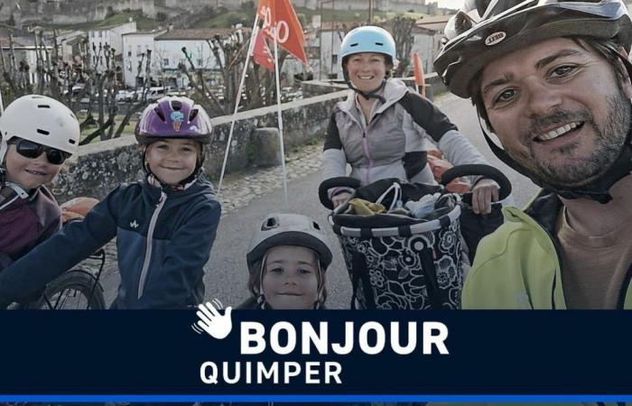 Tour de Francia de las residencias de salud y de los voluntarios del Festidreuz de Fouesnant: ¡Hola Quimper!