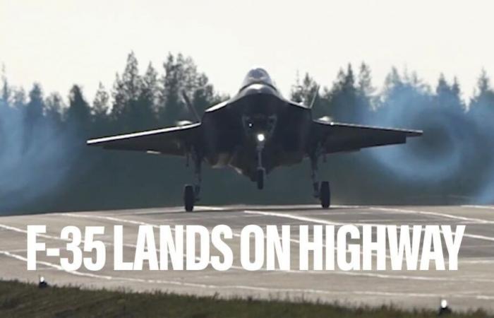 Por
      primera
      vez,
      los
      F-35
      aterrizan
      en
      una
      carretera
      finlandesa
      para
      realizar
      ejercicios
      de
      preparación
      para
      guerras
      futuras