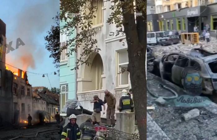 En
      el
      oeste
      de
      Ucrania,
      los
      rusos
      bombardean
      Lviv