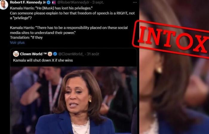 No,
      Kamala
      Harris
      no
      pidió
      censurar
      a
      Elon
      Musk
      ni
      cerrar
      la
      cadena
      X
      –
      Mi
      Blog