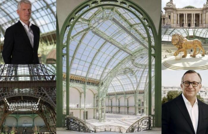 “El
      Grand
      Palais
      fue
      diseñado
      como
      un
      palacio
      de
      fiestas”