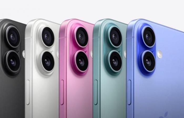 El
      iPhone
      16
      se
      ilumina
      con
      nuevos
      colores
      ultramar,
      verde
      azulado
      y
      rosa