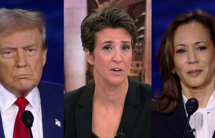 Vea
      cómo
      Maddow
      y
      el
      panel
      de
      MSNBC
      reaccionan
      instantáneamente
      al
      debate
      histórico