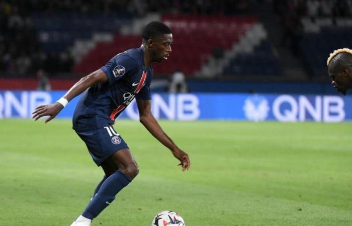 Dembélé
      empató
      para
      el
      París
      antes
      del
      descanso