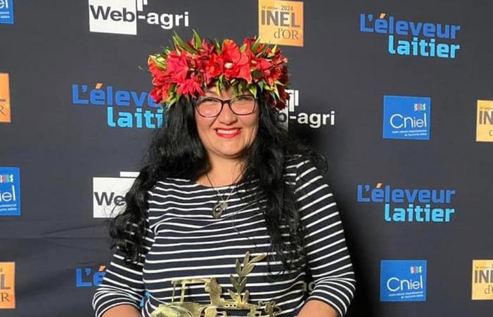 Cindy Gelas, ganadora del premio del público Inel d’Or 2024 • TNTV Tahiti Nui Télévision