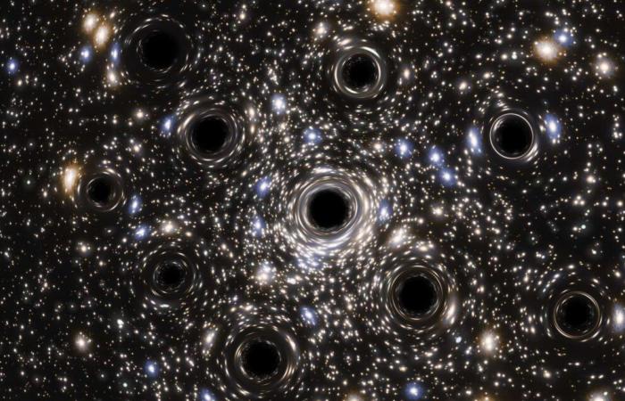 Hay más agujeros negros gigantes ocultos en las galaxias tempranas de lo que se esperaba