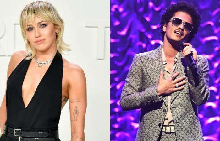 Acusan a Miley Cyrus de plagiar a Bruno Mars